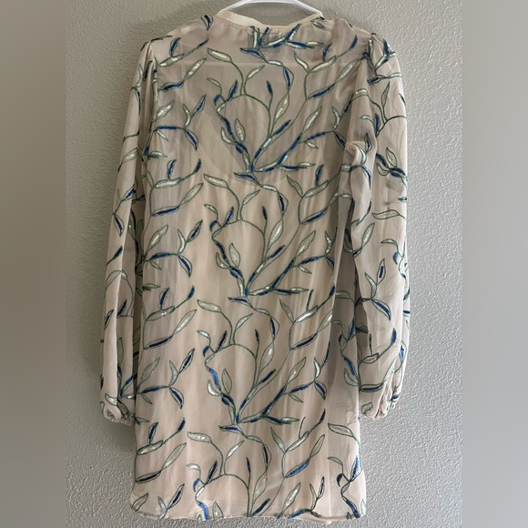 Alexis Lujana Floral Sequin Embroidered Mini Dress - Picture 5 of 8